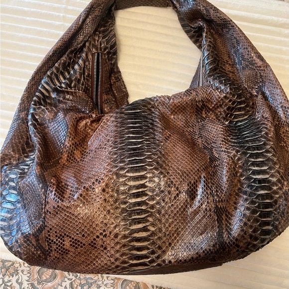 Python hobo bag by Justified Hunt. - Picture 5 of 9